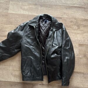 gap leather jacket